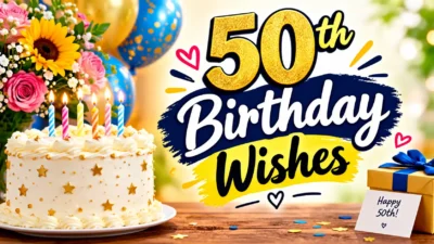50th Birthday Wishes