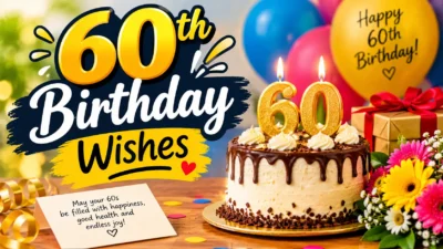 60th Birthday Wishes