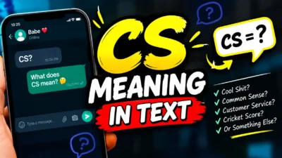CS Meaning in Text