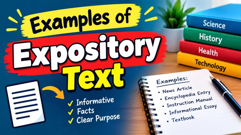 Examples of "Expository Text"