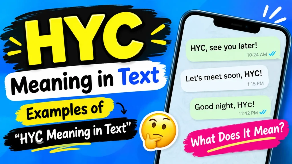 Examples of "hyc meaning in text"