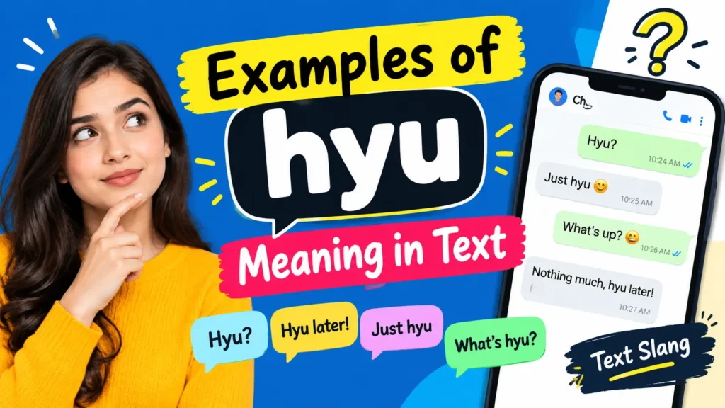 Examples of "hyu meaning in text"