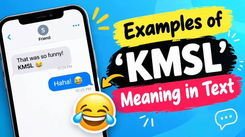 Examples of "kmsl meaning in text"