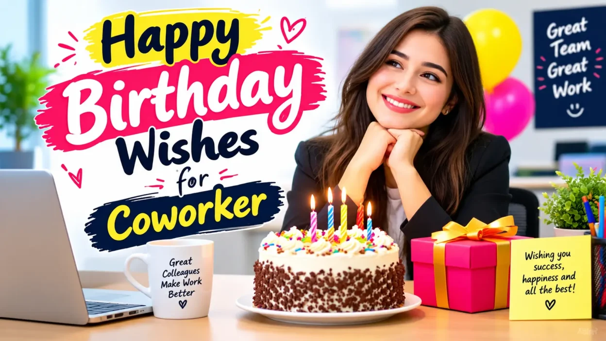 Happy Birthday Wishes for Coworker