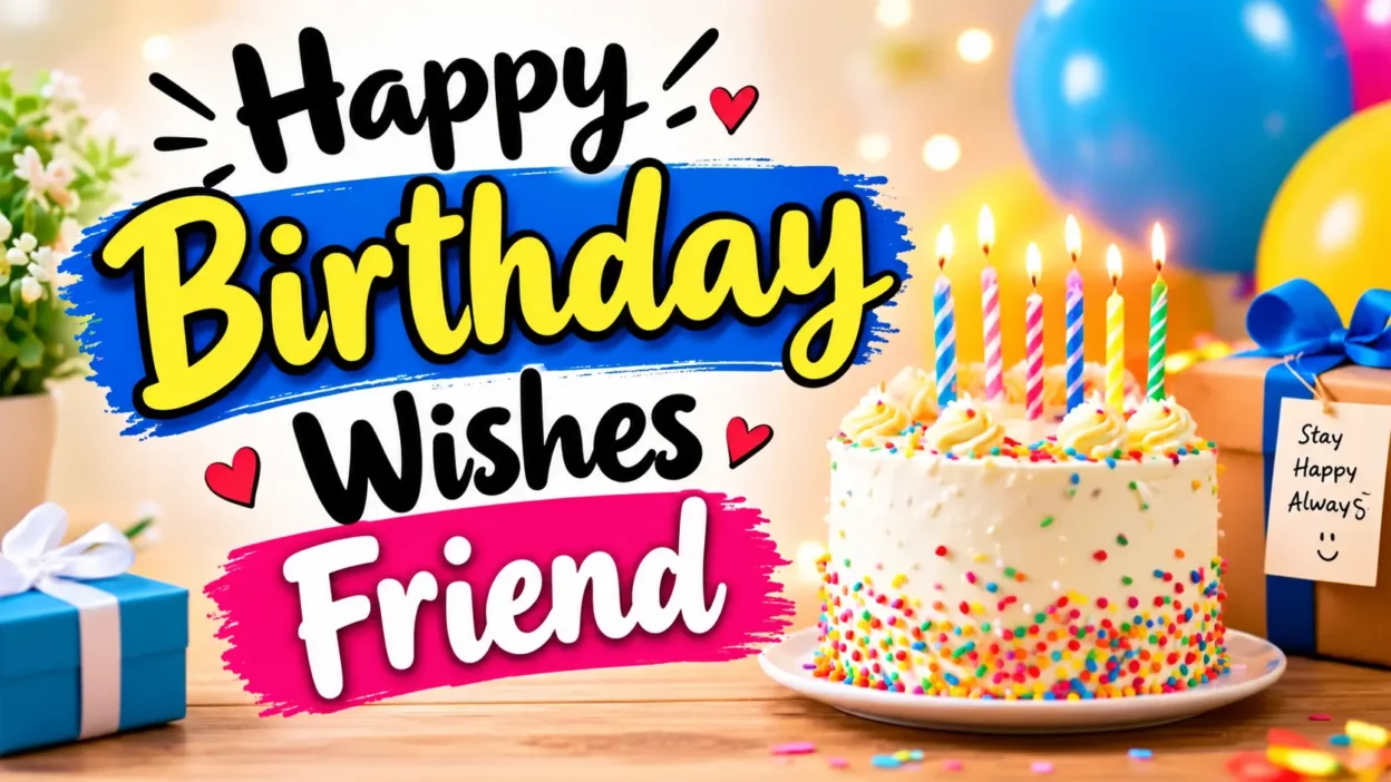Happy Birthday Wishes Friend