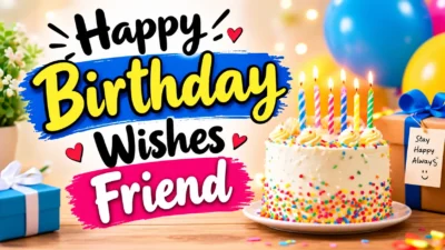 Happy Birthday Wishes Friend