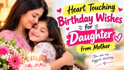Heart Touching Birthday Wishes for Daughter from Mother