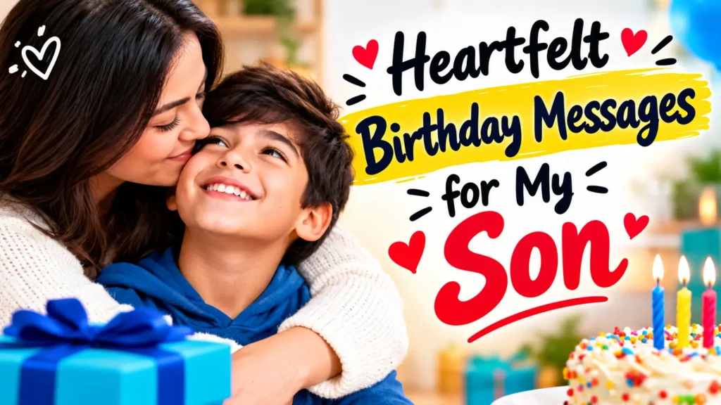 Heartfelt Birthday Messages for My Son