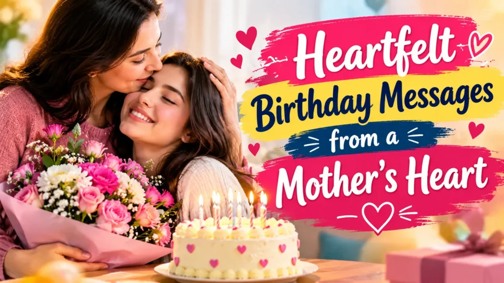 Heartfelt Birthday Messages from a Mother’s Heart
