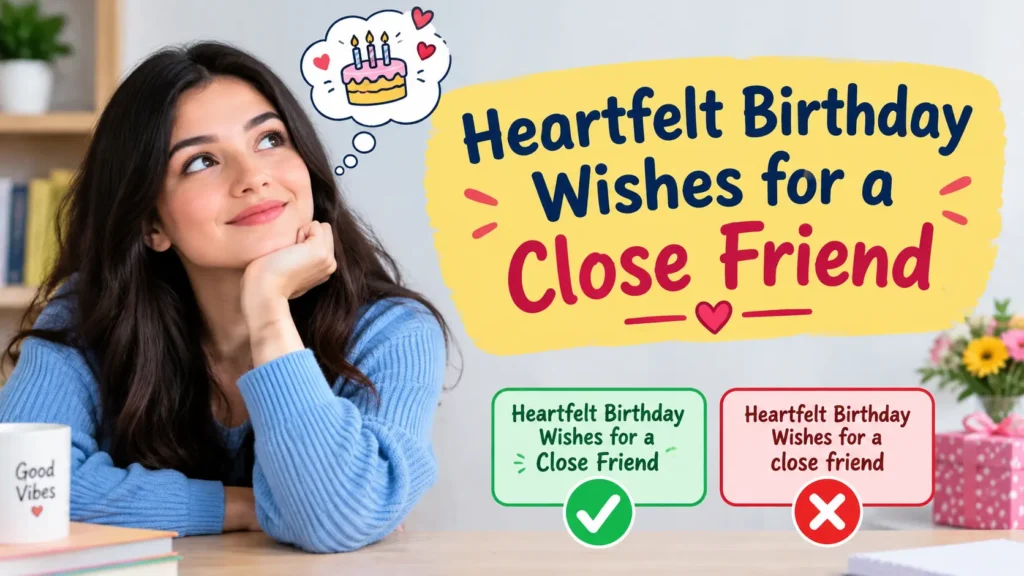 Heartfelt Birthday Wishes for a Close Friend