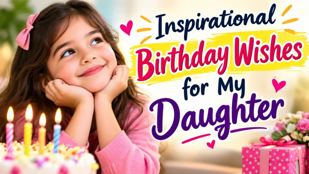 Inspirational Birthday Wishes for My Daughter