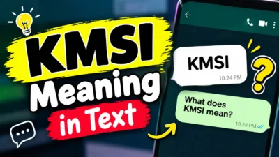 KMSI Meaning in Text