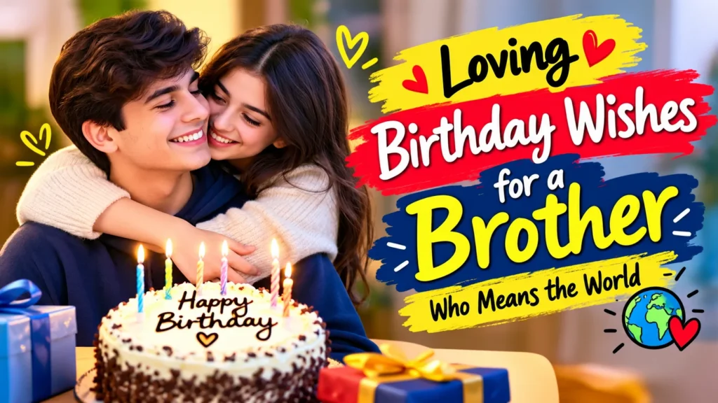 Loving Birthday Wishes for a Brother Who Means the World