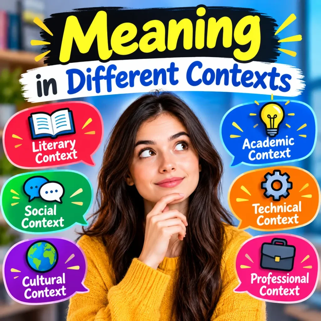 Meaning in Different Contexts