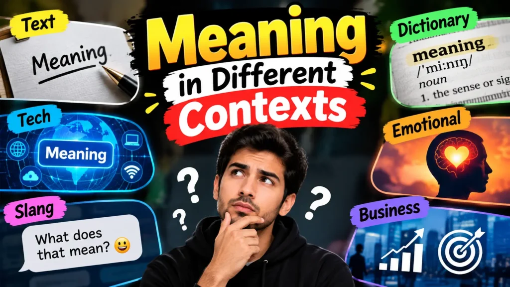 Meaning in Different Contexts