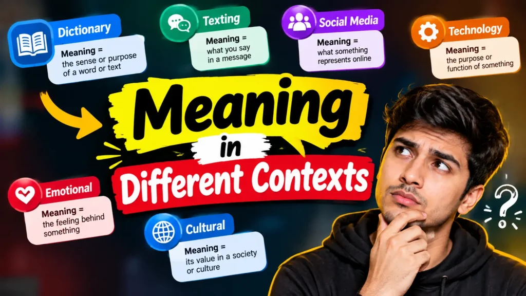 Meaning in Different Contexts