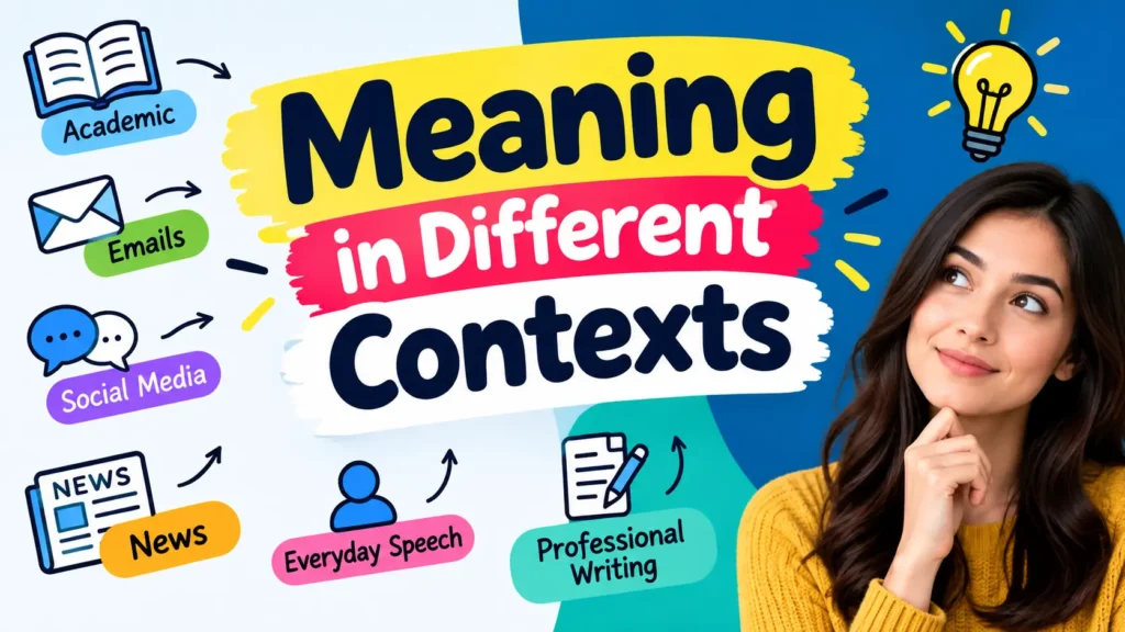 Meaning in Different Contexts