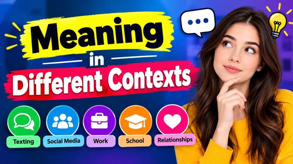 Meaning in Different Contexts