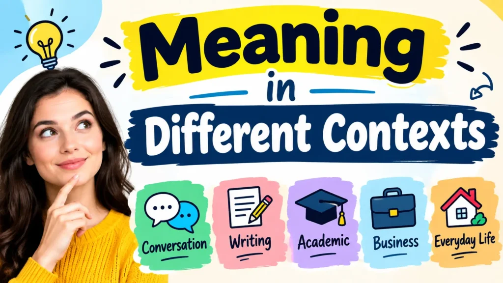 Meaning in Different Contexts