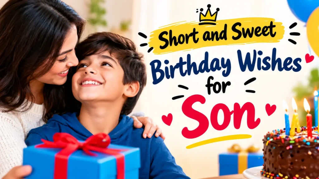 Short and Sweet Birthday Wishes for Son