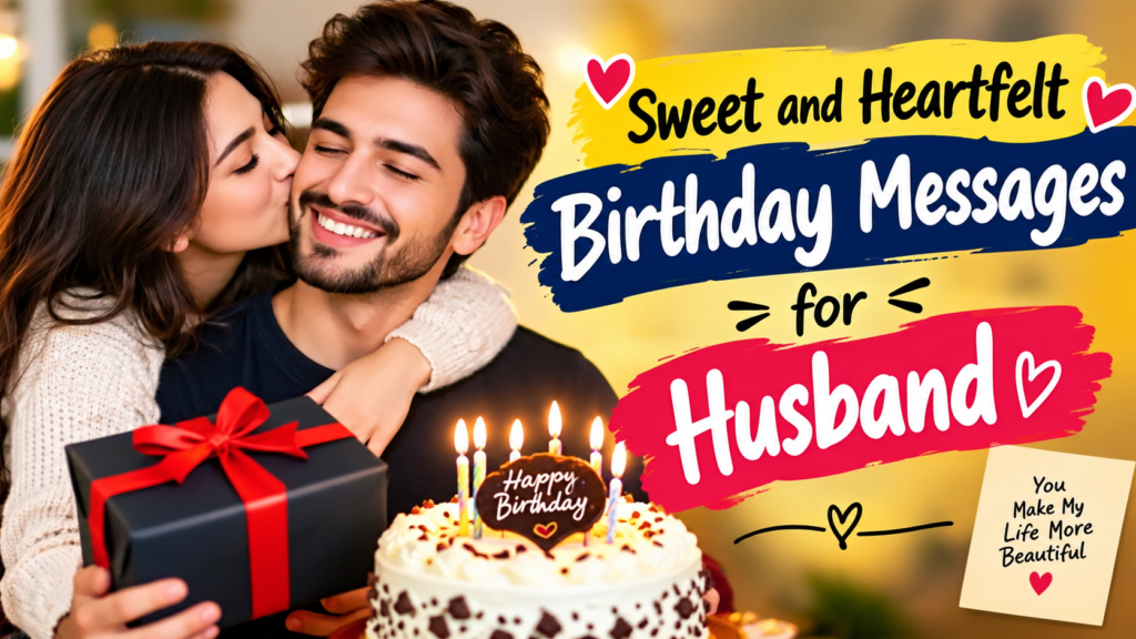 Sweet and Heartfelt Birthday Messages for Husband
