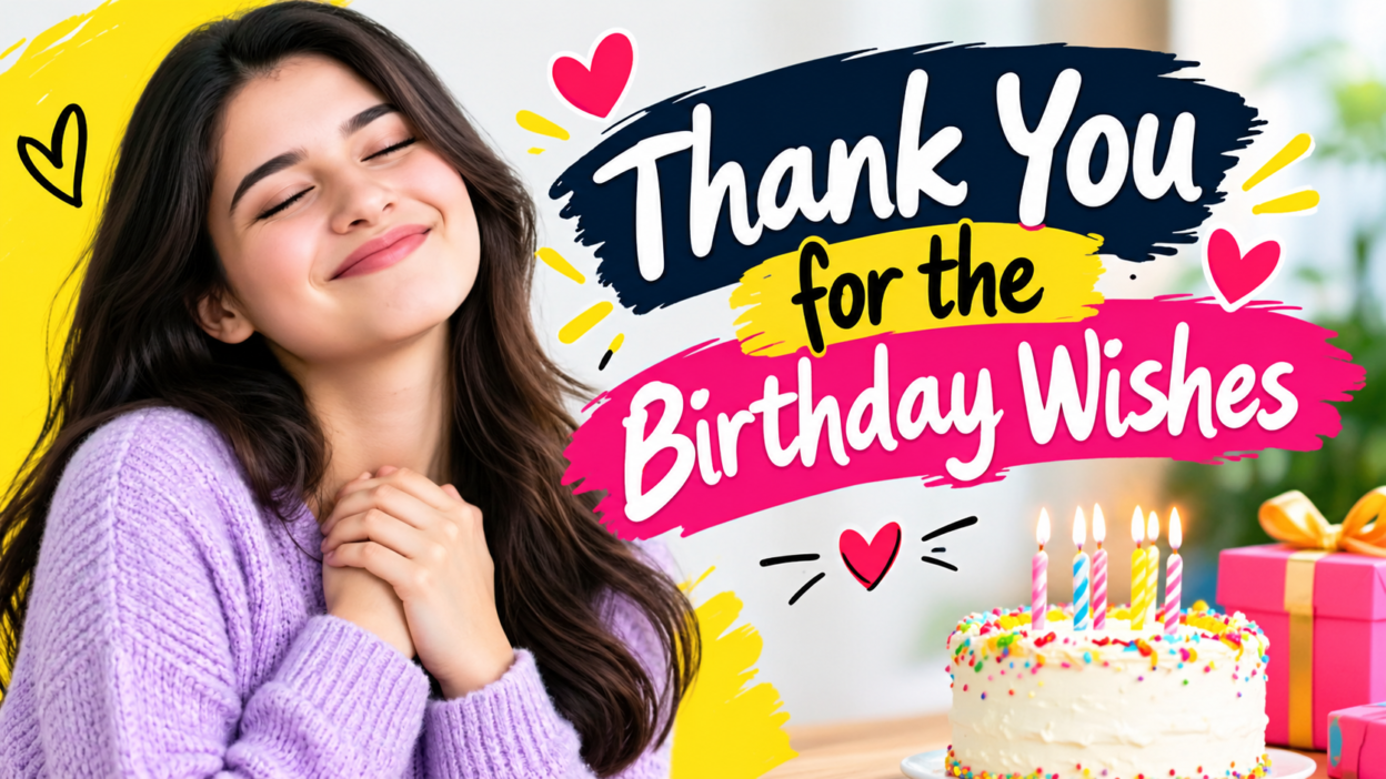 Thank You for the Birthday Wishes