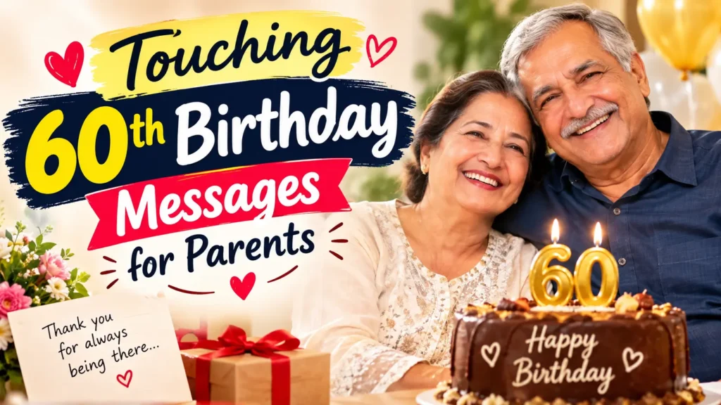 Touching 60th Birthday Messages for Parents