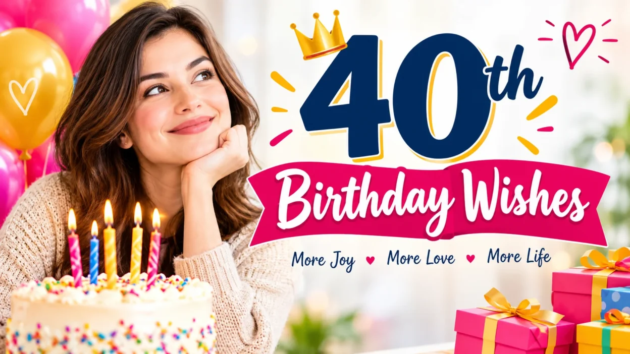 40th Birthday Wishes