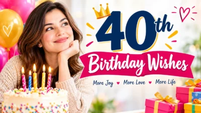 40th Birthday Wishes