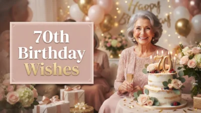 70th Birthday Wishes