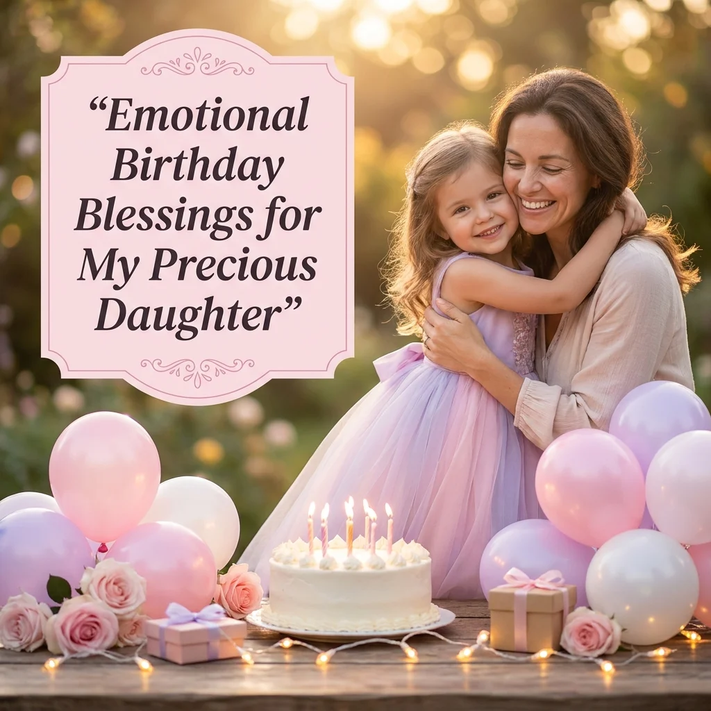Emotional Birthday Blessings for My Precious Daughter