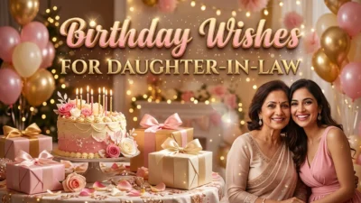 Birthday Wishes for Daughter-in-Law