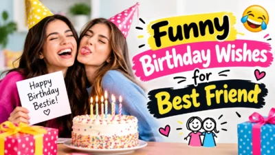 Funny Birthday Wishes for Best Friend