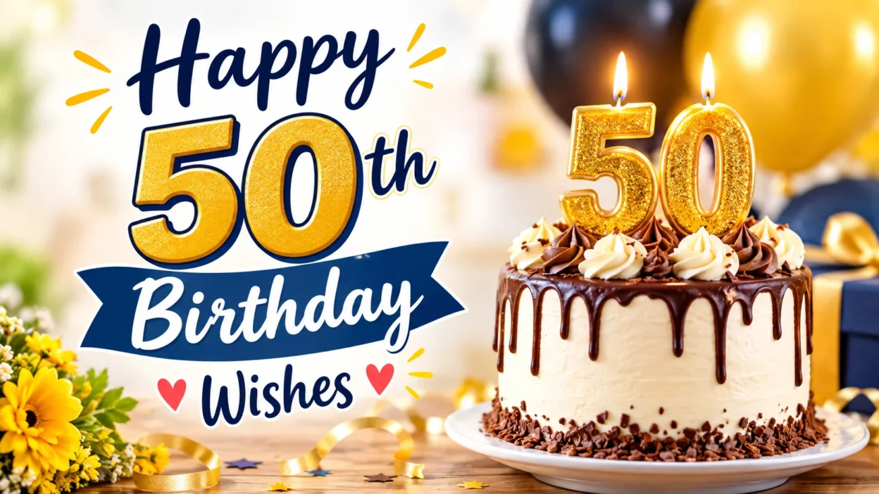 Happy 50th Birthday Wishes