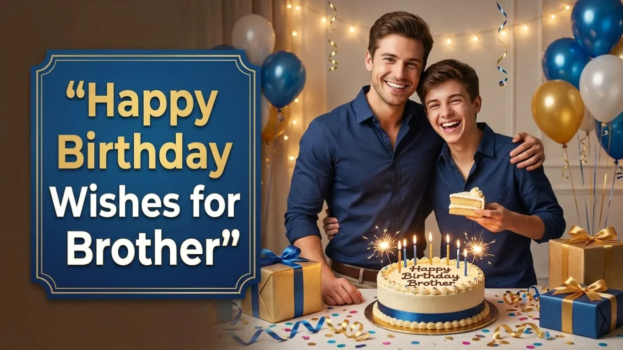 Happy Birthday Wishes for Brother 