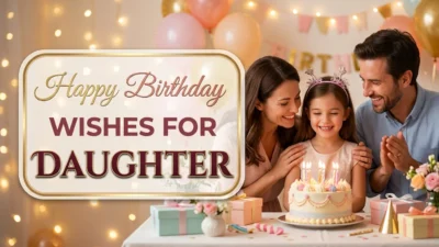 Happy Birthday Wishes for Daughter