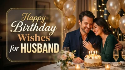Happy Birthday Wishes for Husband 