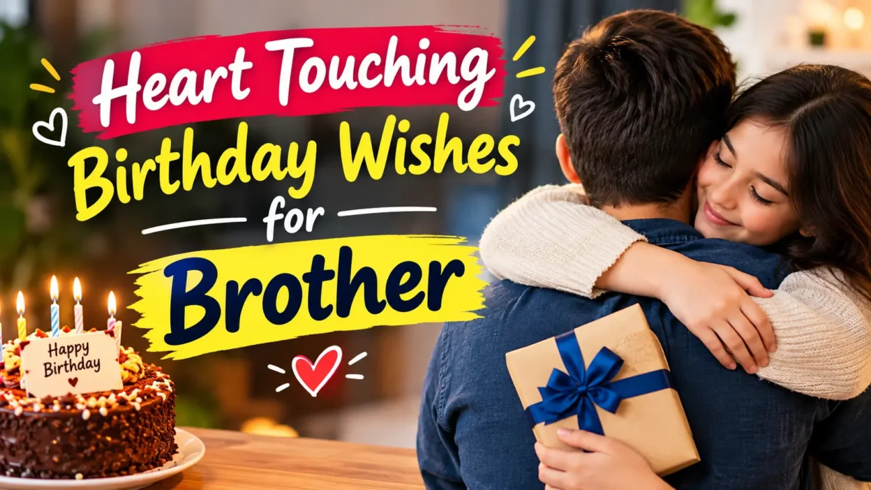 Heart Touching Birthday Wishes for Brother