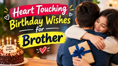 Heart Touching Birthday Wishes for Brother