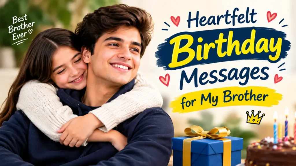 Heartfelt Birthday Messages for My Brother