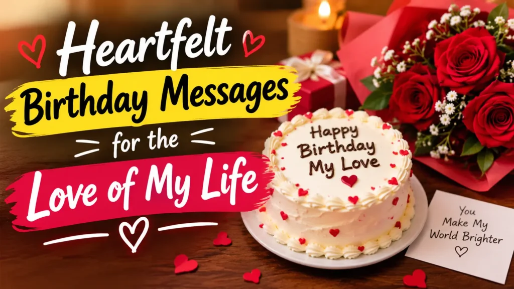 Heartfelt Birthday Messages for the Love of My Life