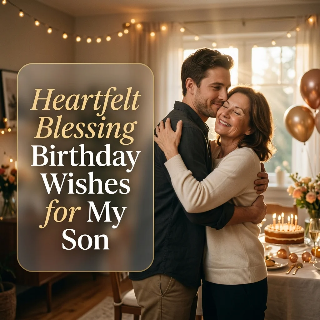 Heartfelt Blessing Birthday Wishes for My Son