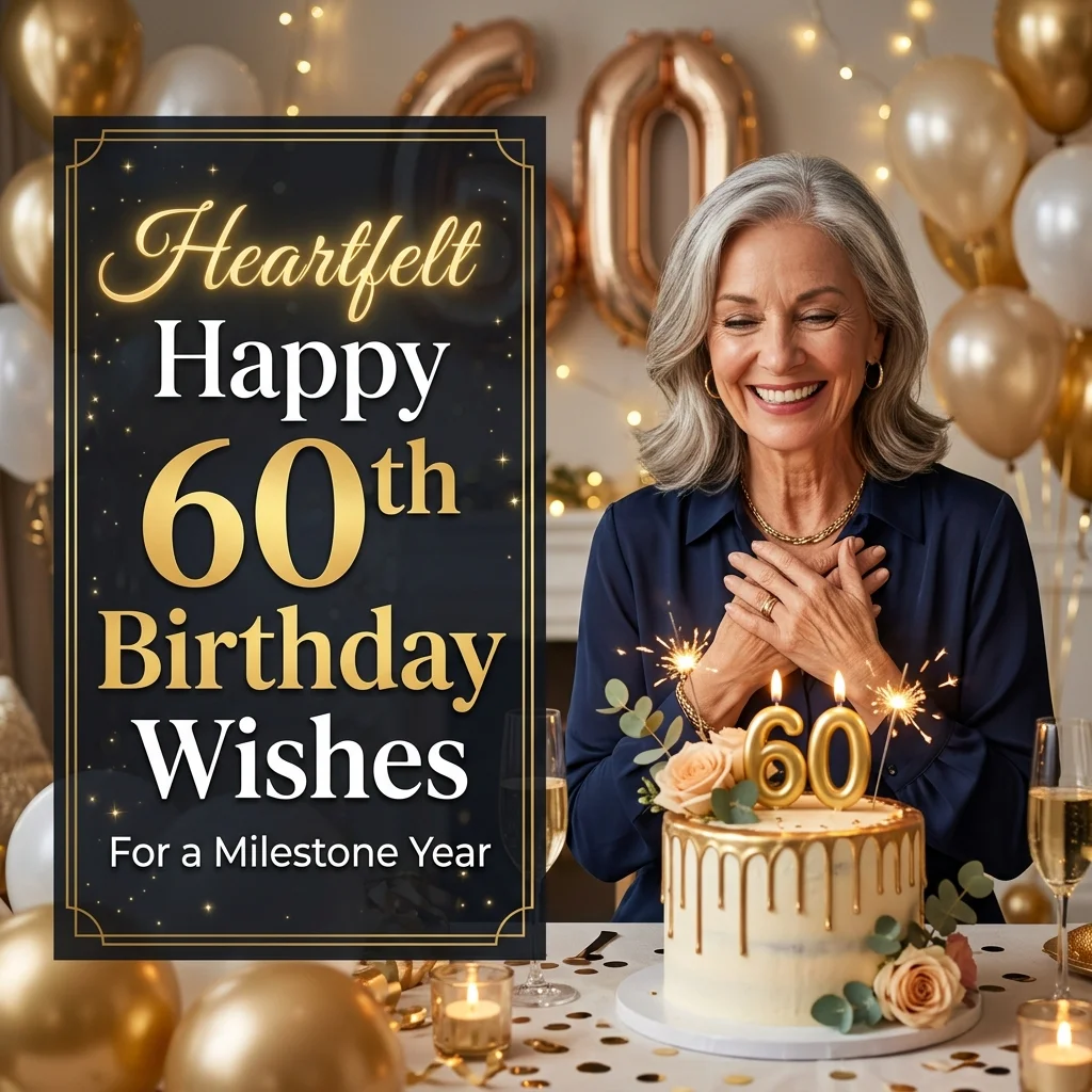 Heartfelt Happy 60th Birthday 