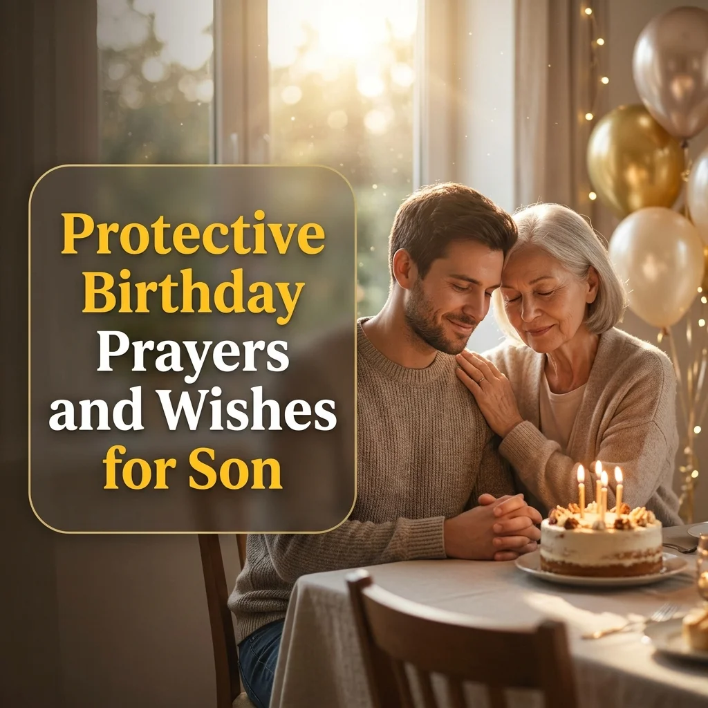 Protective Birthday Prayers and Wishes for Son