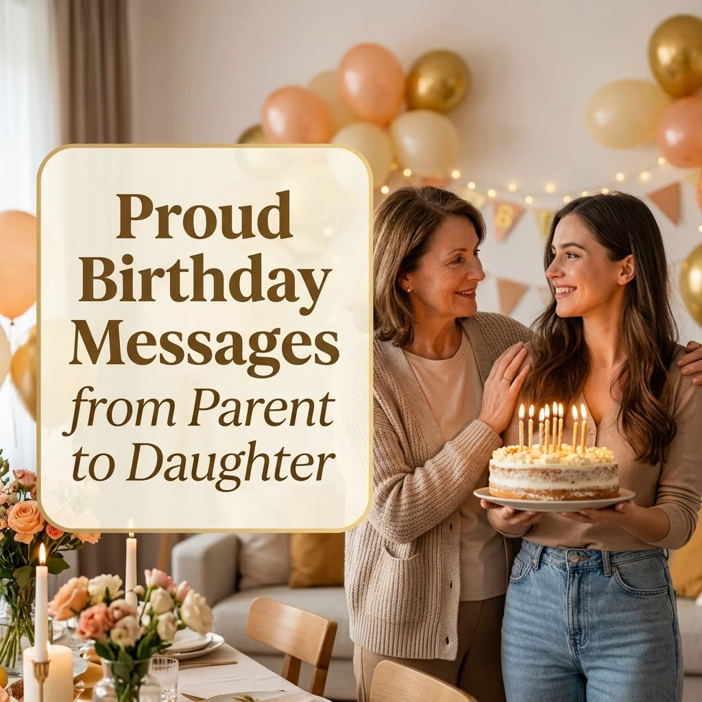 Proud Birthday Messages