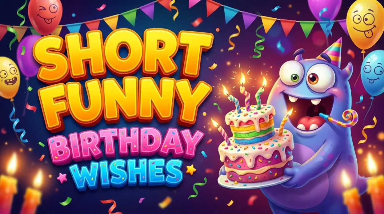 Short Funny Birthday Wishes