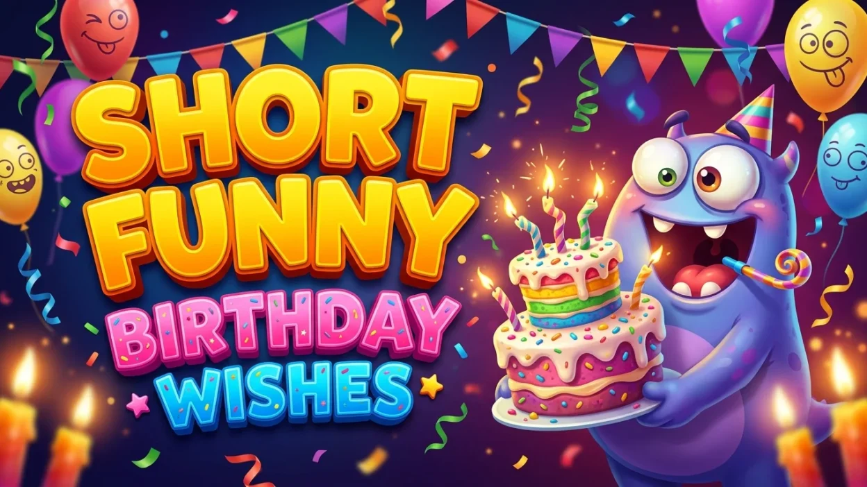 Short Funny Birthday Wishes