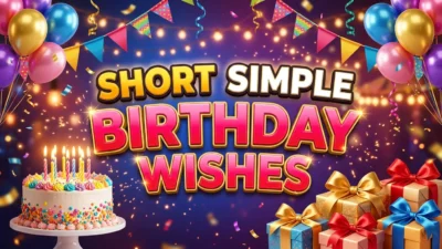 Short Simple Birthday Wishes