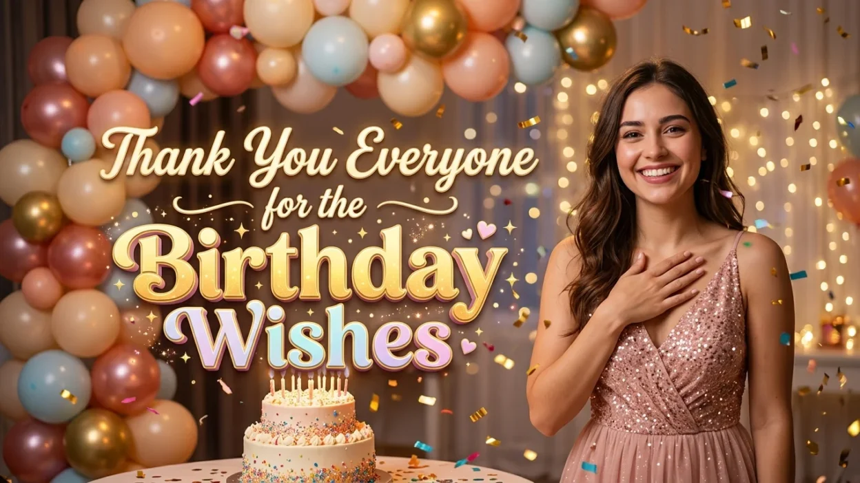 Thank You Everyone for the Birthday Wishes