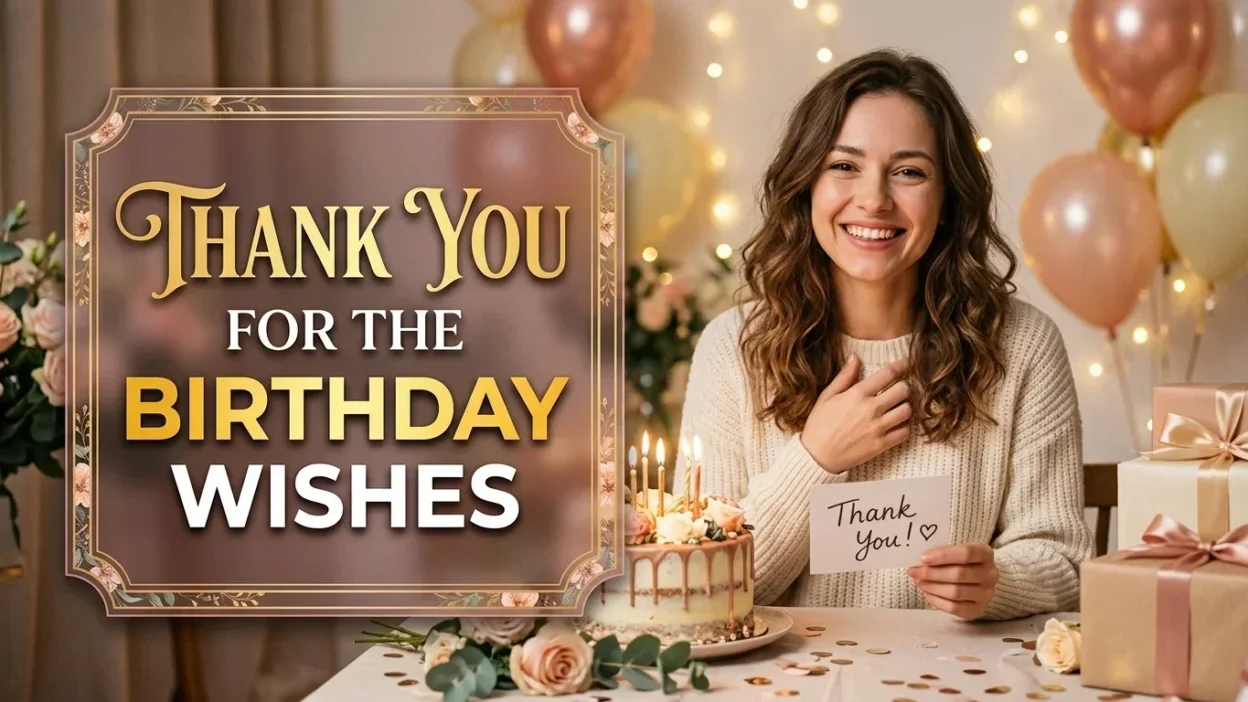 Thank You Message for Birthday Wishes